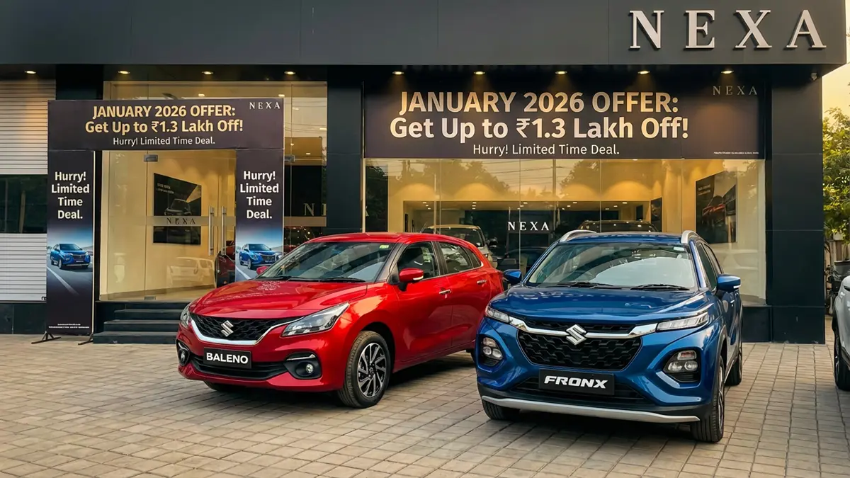 Maruti Nexa January 2026 Discount Offers on Grand Vitara and Invicto Cars