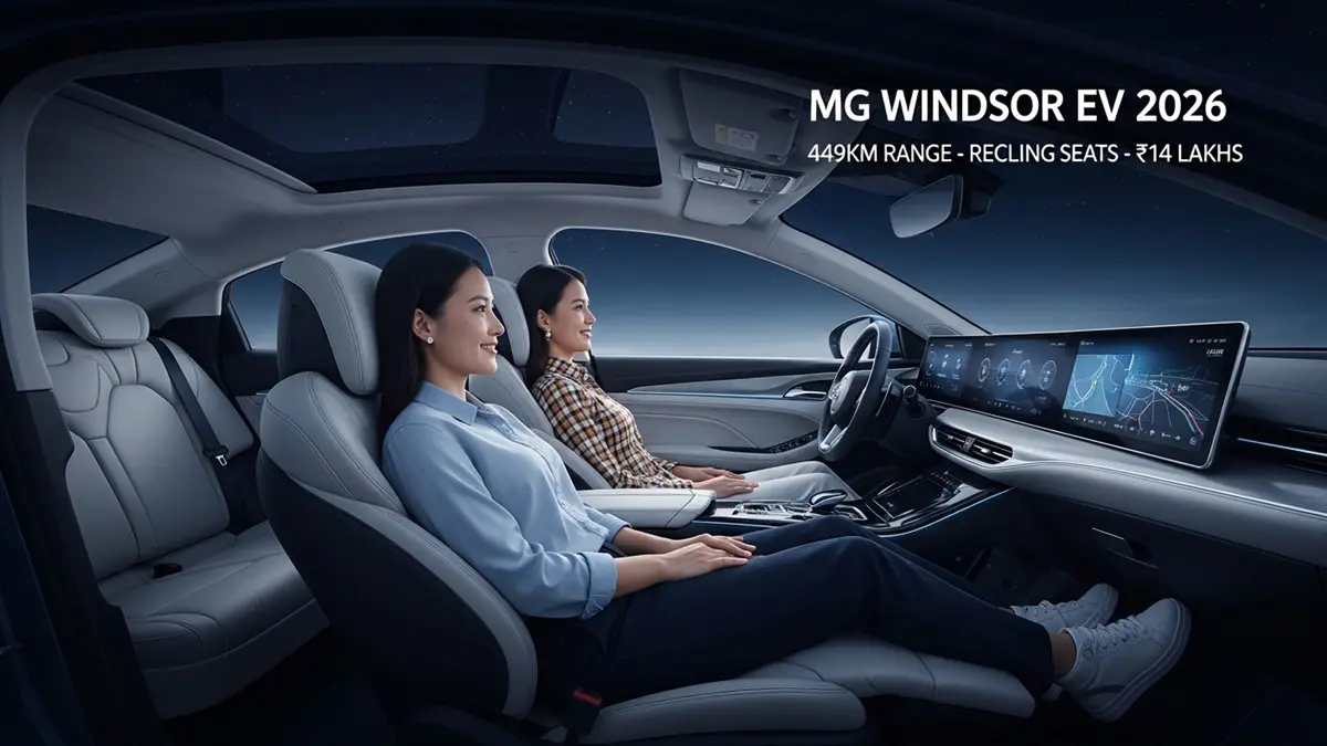 MG Windsor EV 2026 449km Range